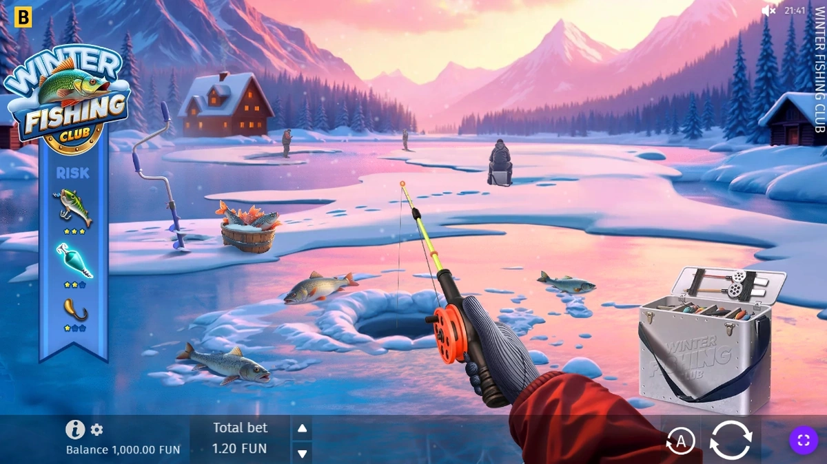 Winter Fishing Casino Gameplay